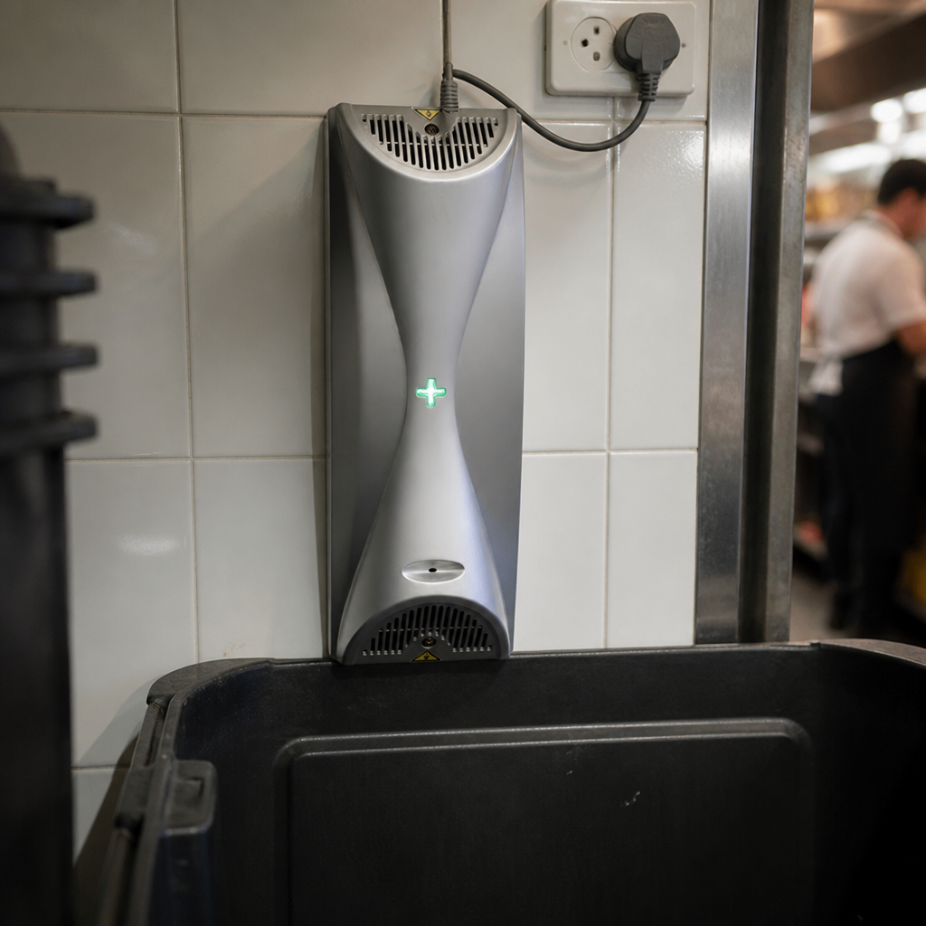 Commercial Air Steriliser for Bin Areas with Titanium Finish