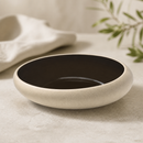 Commercial Deep Coupe Plates Black 260mm Pack of 6