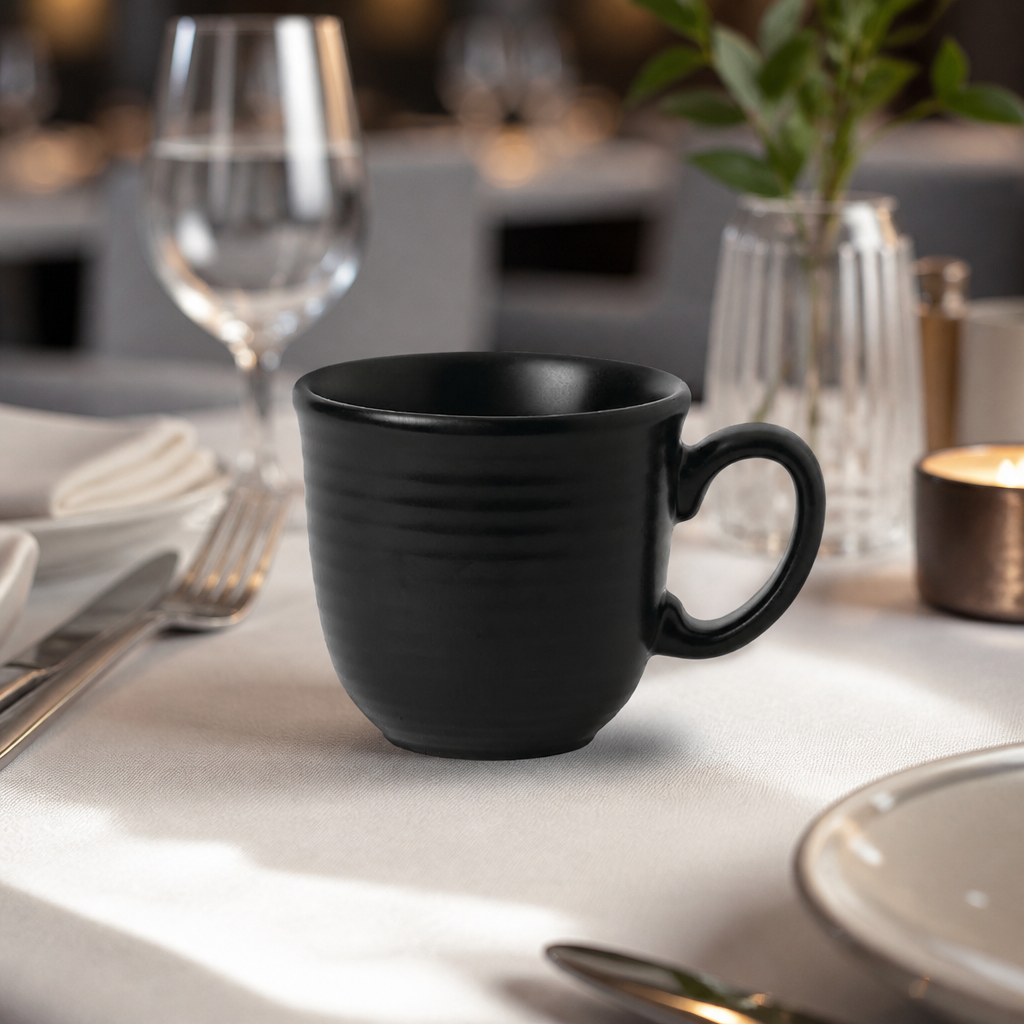 Commercial Vitrified Stoneware Mugs 332ml - 6 Pack