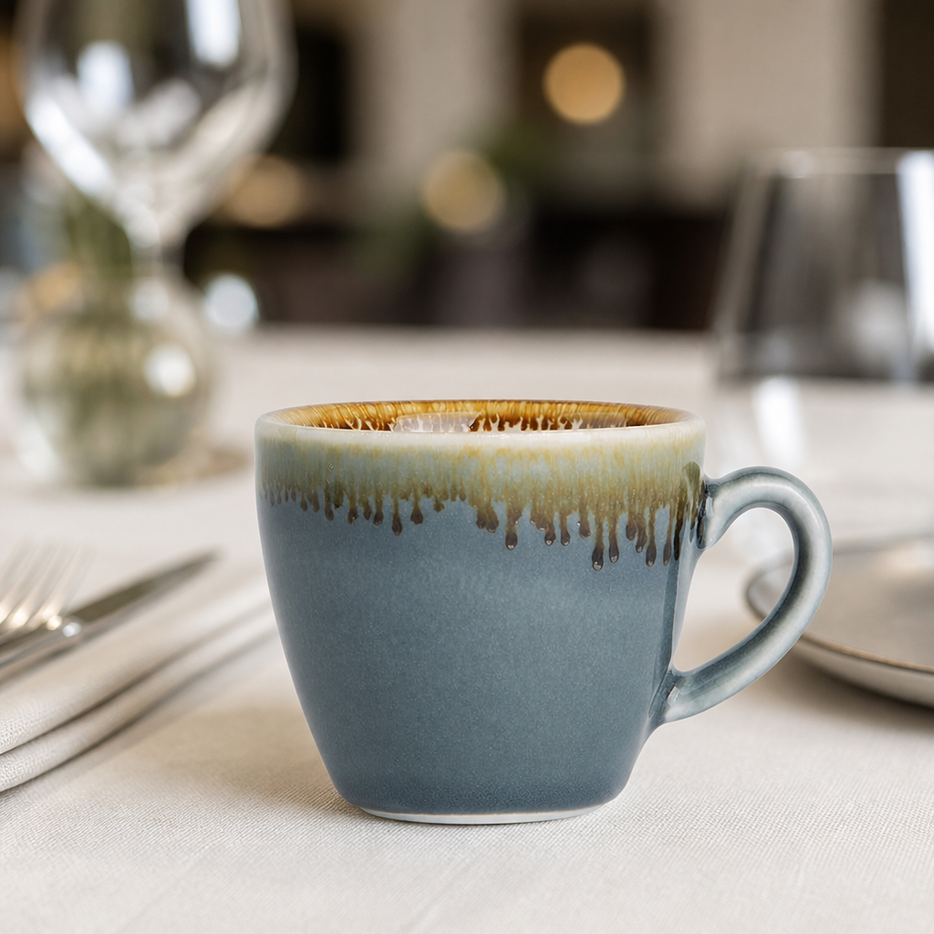 Commercial Espresso Cups 85ml Unique Design 6 Pack