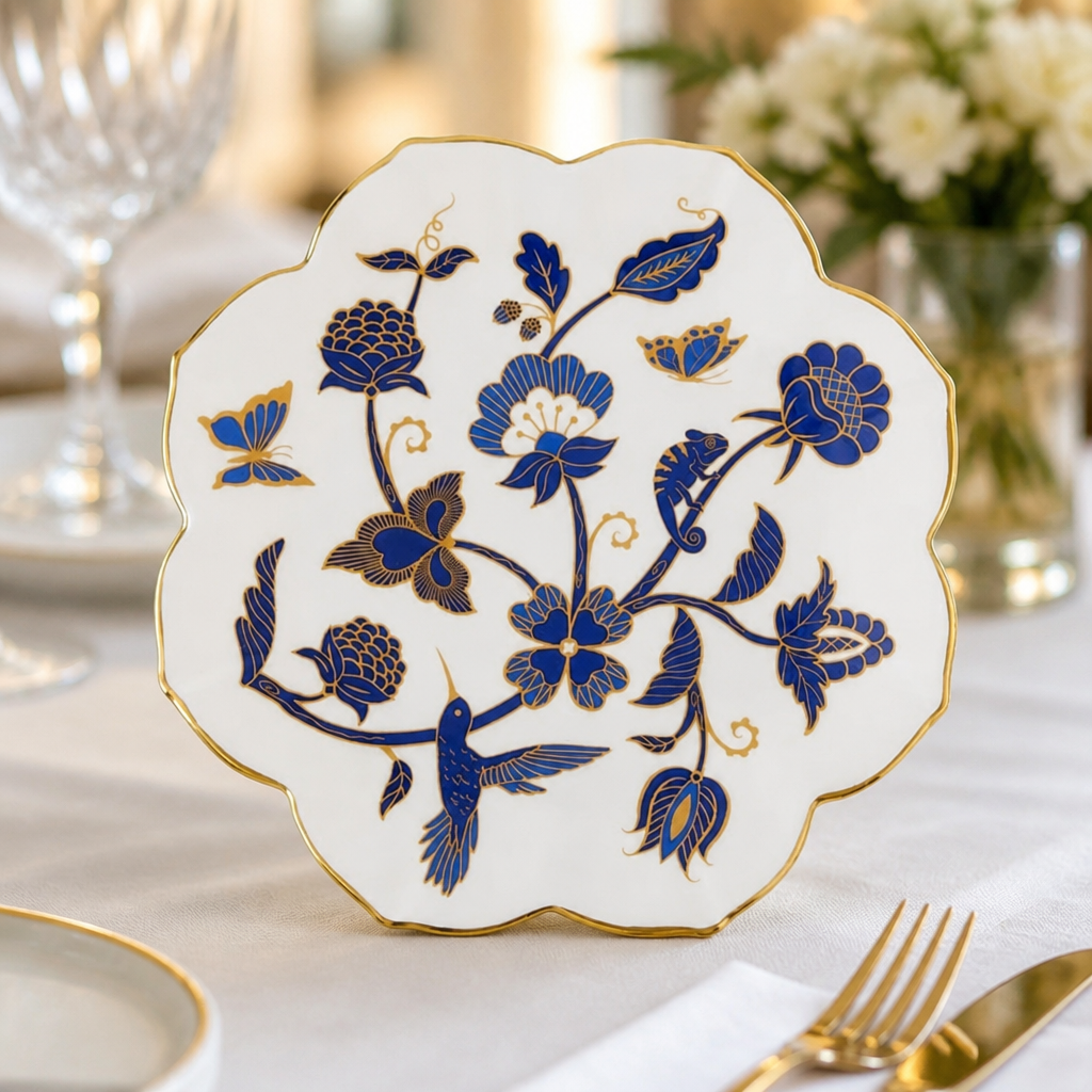 Commercial Bone China Coupe Plates 215mm - 12 Pack