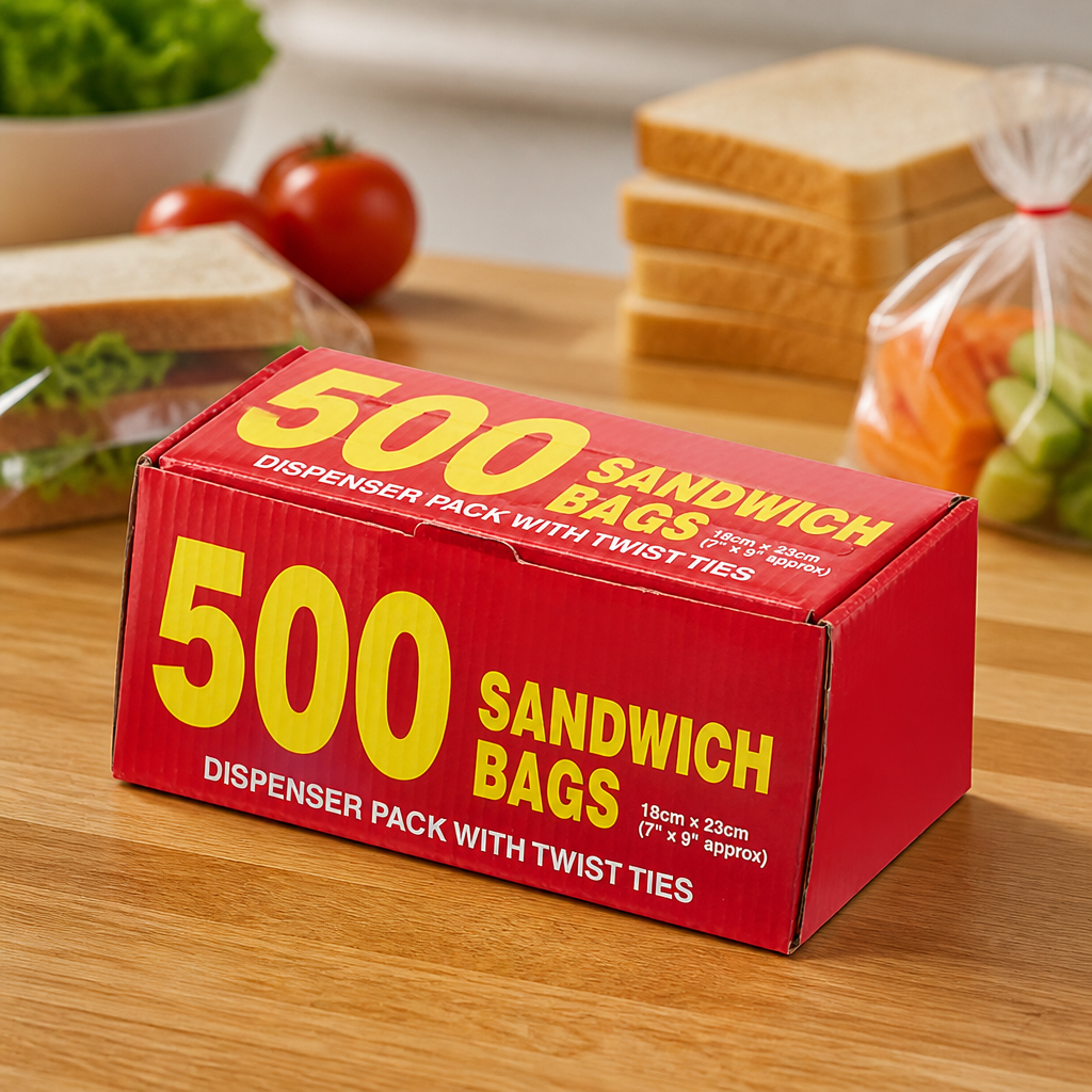 Commercial Food Storage Bags 180x230mm 500 Pack