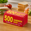 Commercial Food Storage Bags 180x230mm 500 Pack