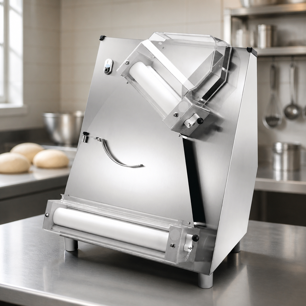 16" Commercial Double Dough Roller for Efficient Dough Shaping