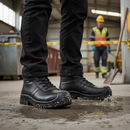 Premium Waterproof Safety Boot with Non-Metallic Construction, Fibreglass Toecap, and Composite Midsole for All-Purpose Use