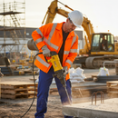 High-Performance Polycotton Zip Front Jacket - GO/RT 3279 EN471 Class 3 Hi-Vis Orange Safety Wear