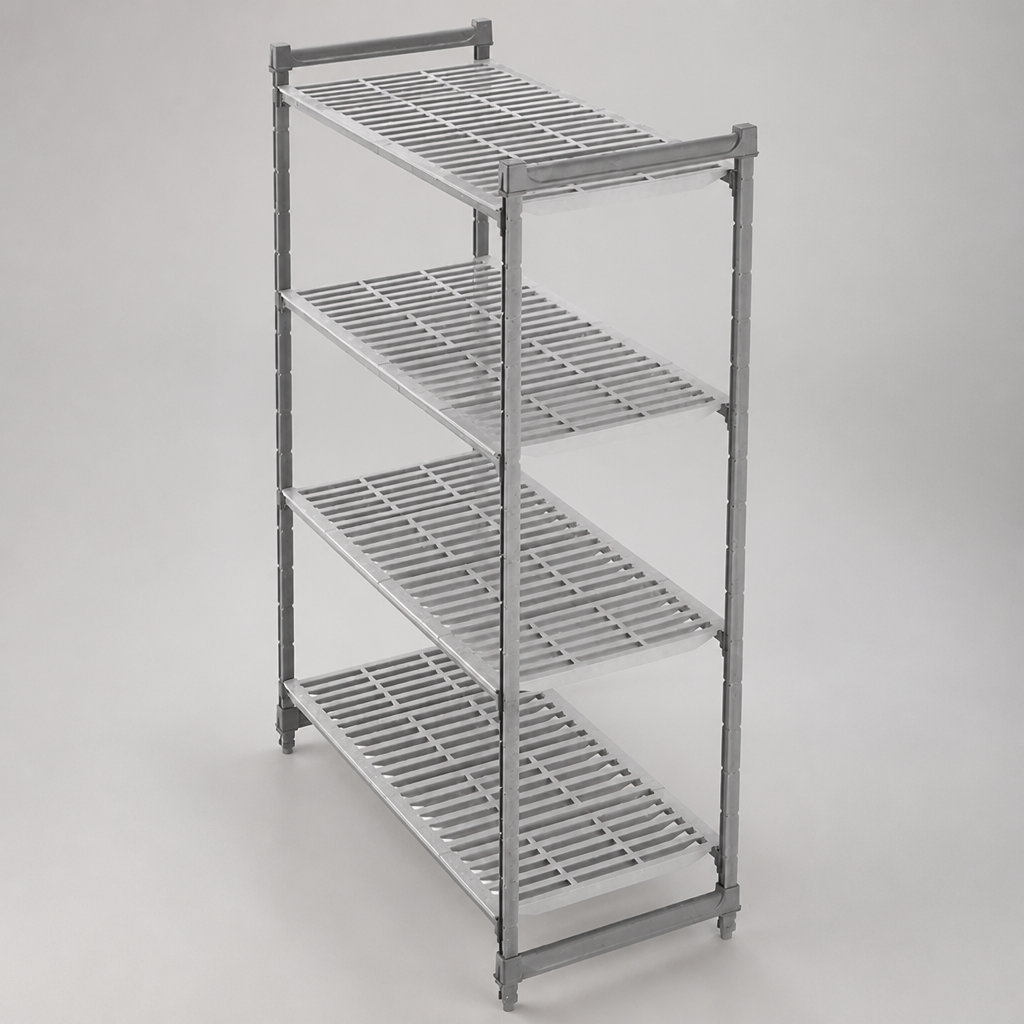 Commercial 4 Tier Shelving Unit 1830 x 910 x 460mm