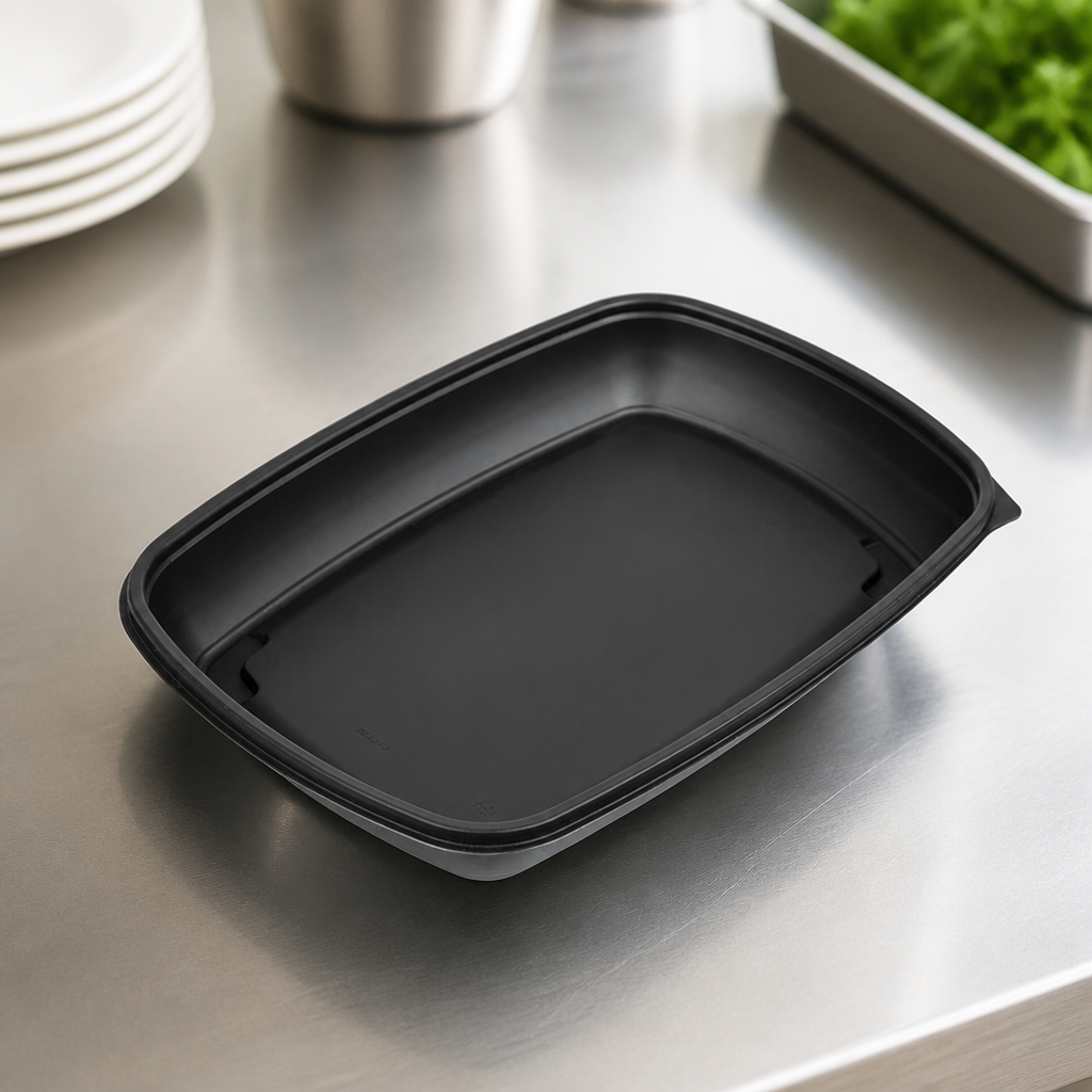 Large Rectangular Food Containers 1.35Ltr 150 Pack Commercial
