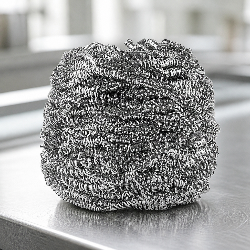 Commercial stainless steel scourers 10 pack for heavy duty cleaning