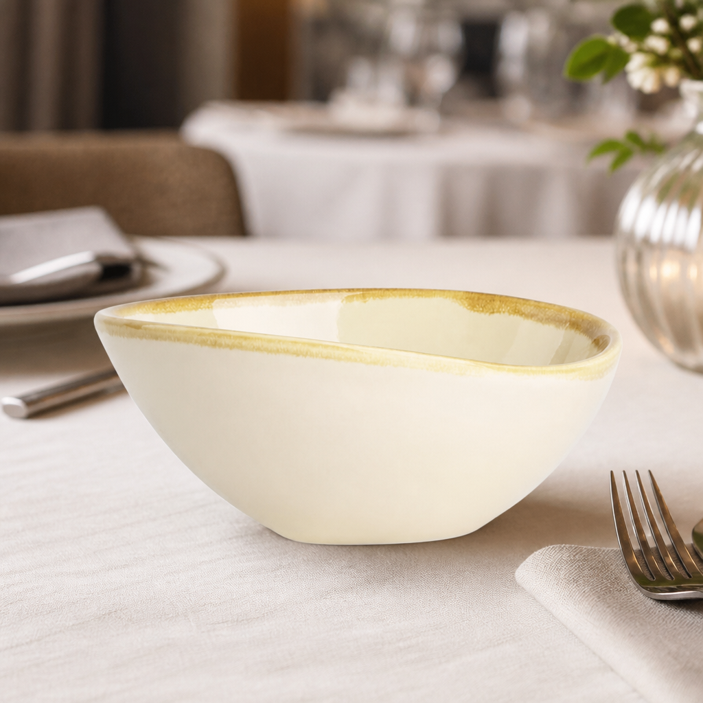 Commercial Soup Bowls 165mm Sandstone 425ml 6 Pack