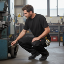 Professional Stretch Cargo Trouser with Reinforced Knees and Ergonomic Fit, Sizes 28-58