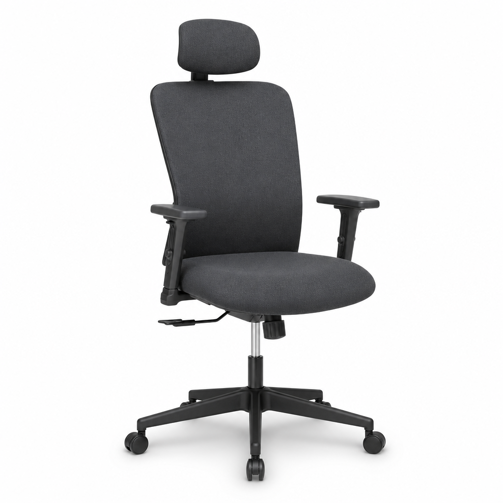 Fabric Operator Office Chair with Ergonomic Adjustable Support