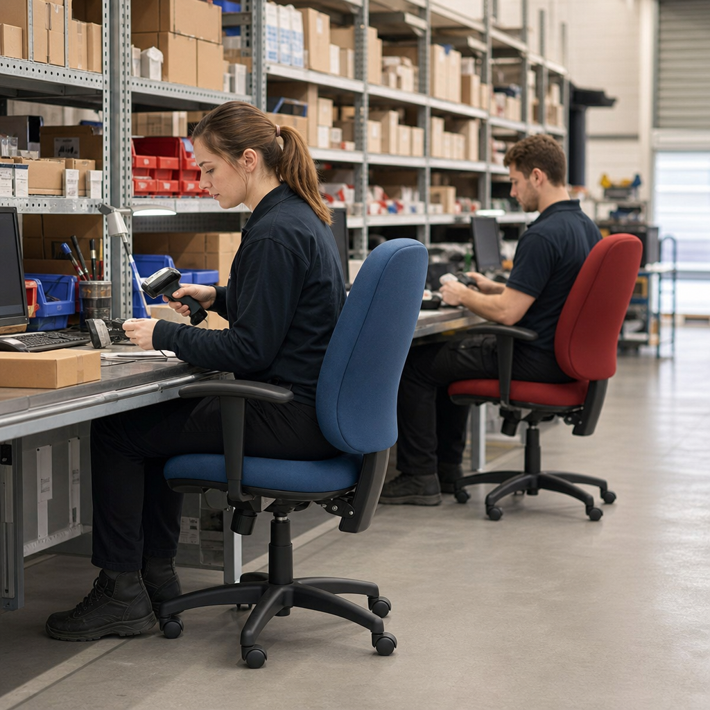 Fabric Operator Office Chairs with Colour Options