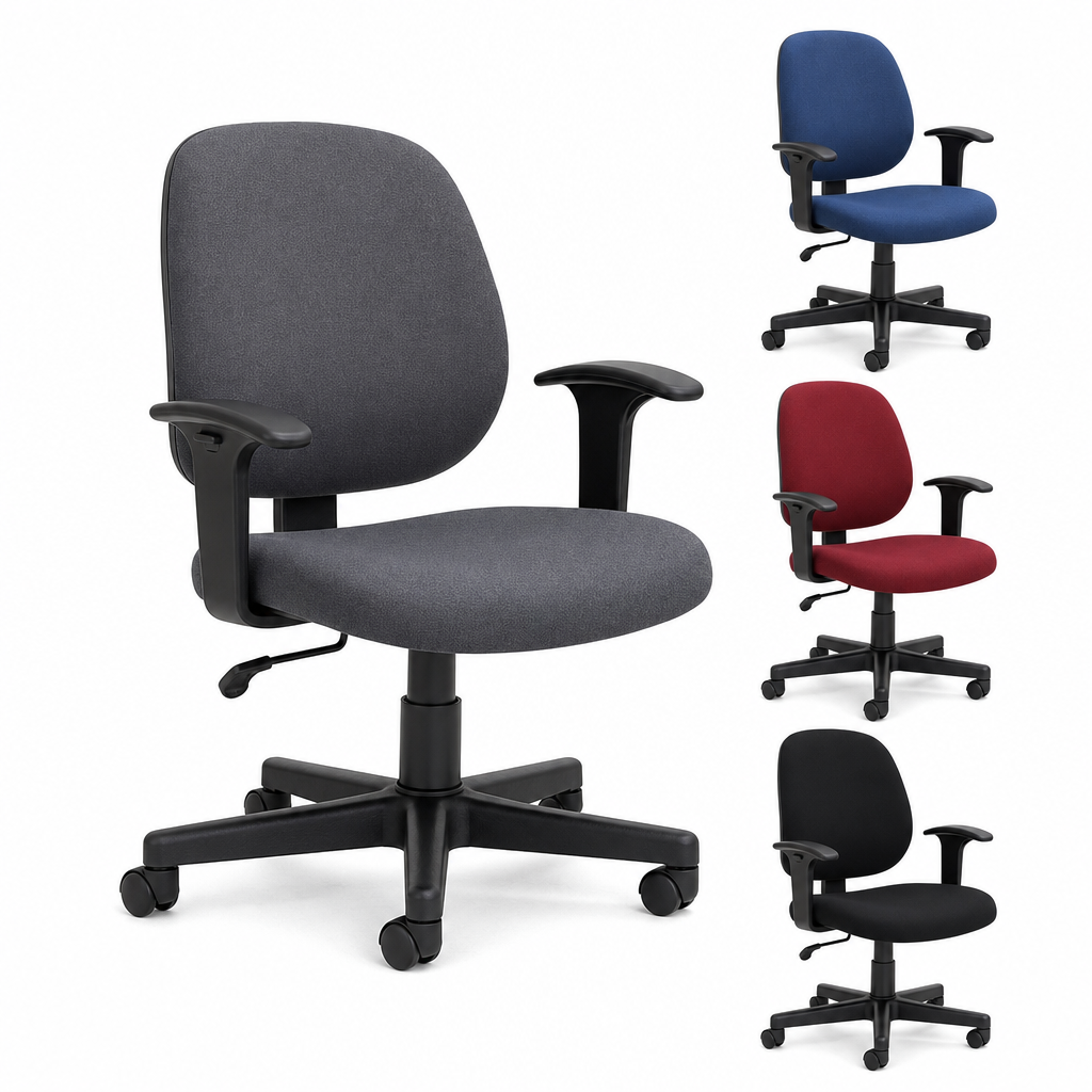 Fabric Operator Office Chairs with Colour Options