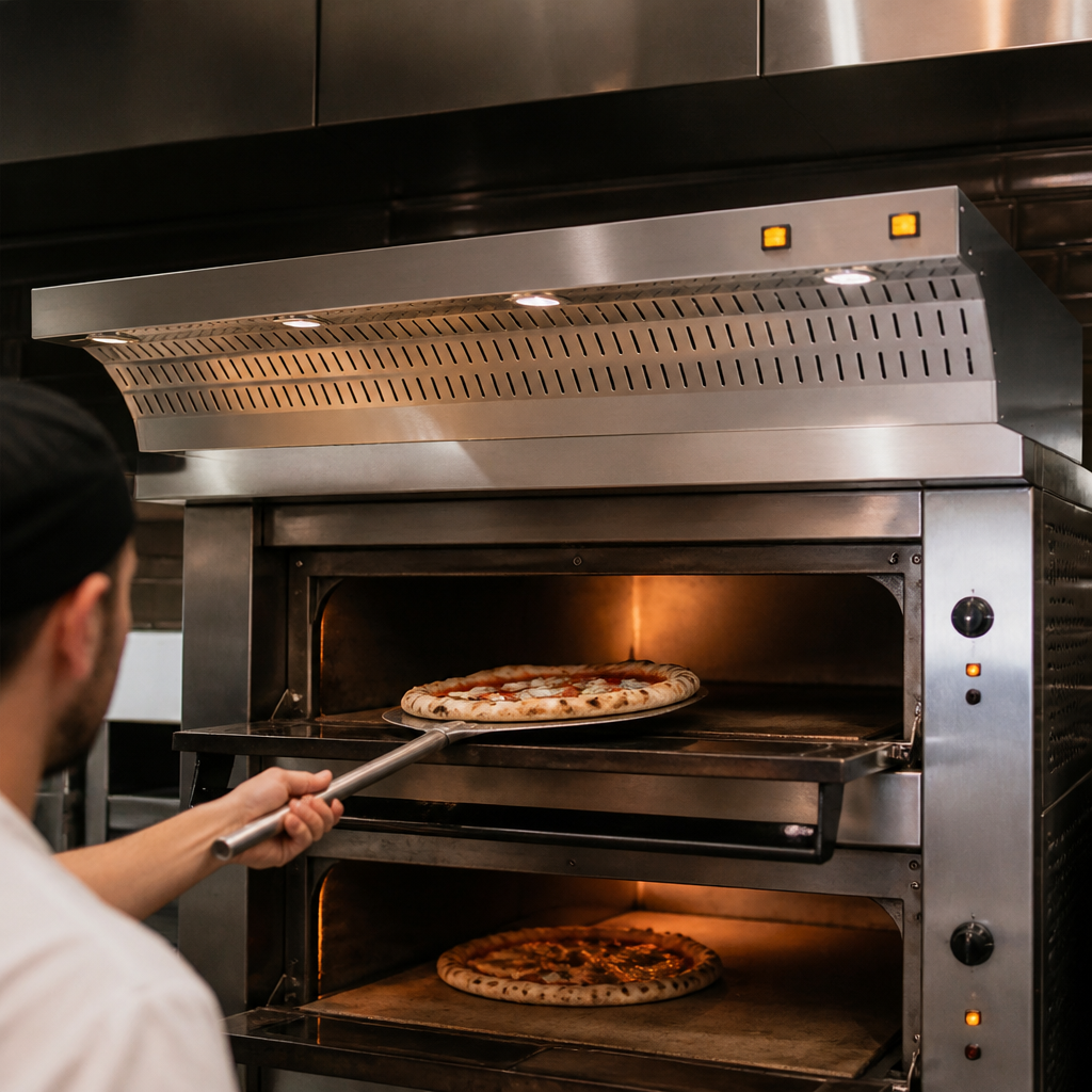 Commercial Pizza Oven Hood for 105x105 ovens