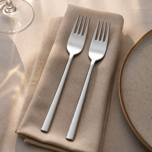Commercial Table Forks Pack of 12 Dishwasher Safe Stainless Steel