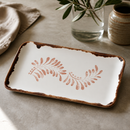 Commercial Terracotta Rectangular Plates 270x160mm 12 Pack