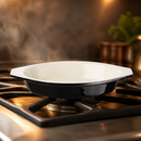Commercial Cast Iron Oval Gratin Dish 650ml Black