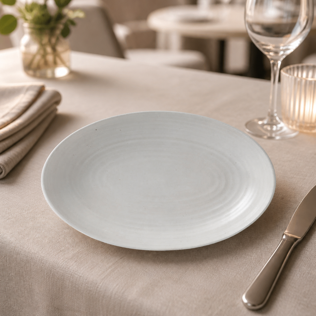 Commercial Deep Oval Bowls 267x197mm Vitrified Stoneware 6 Pack
