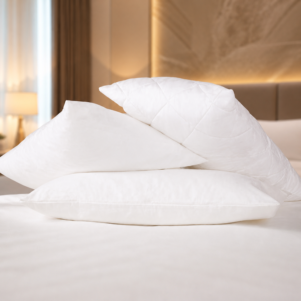 Commercial Pillow Protector 480x750mm with polycotton closure