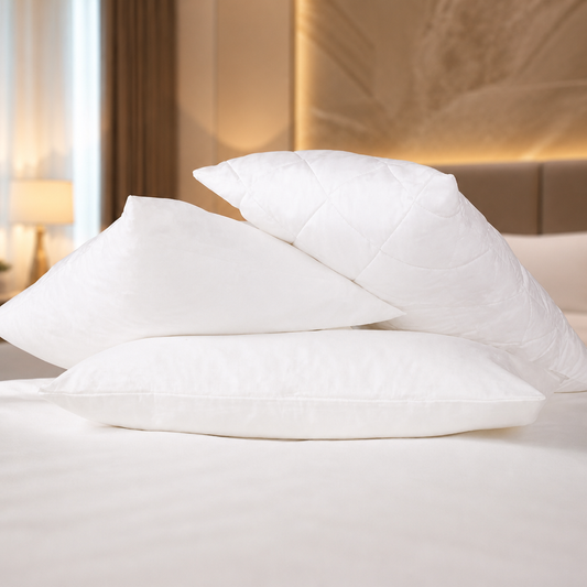 Commercial Pillow Protector 480x750mm Polycotton Closure