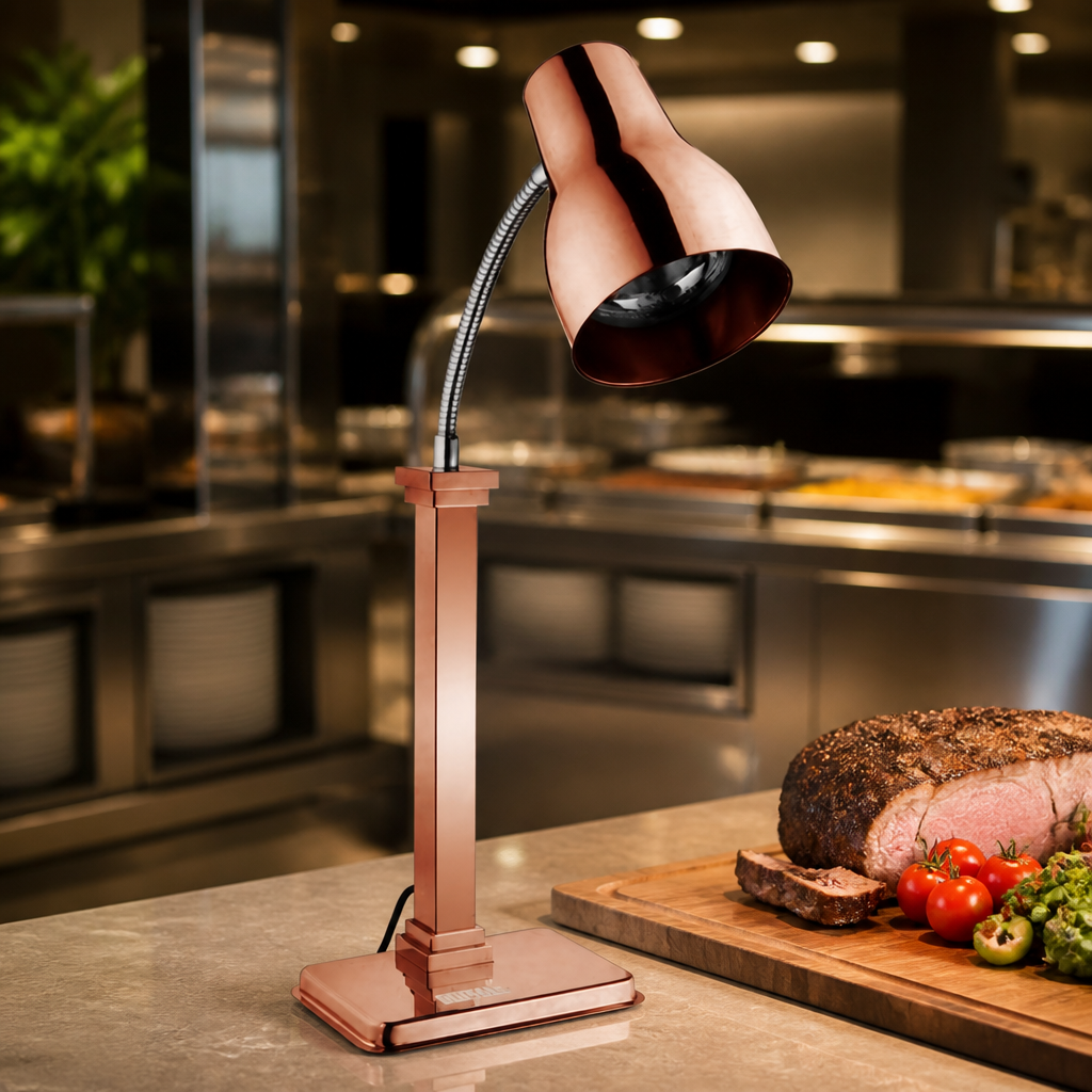 Commercial Heat Lamp Carving Station 250W Adjustable 660mm