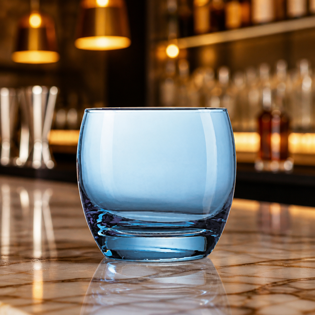 Commercial Ice Blue Tumblers 320ml - 24 Pack Whisky Glasses