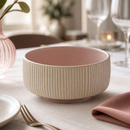Commercial Deep Bowls 150mm Rose Stoneware 6 Pack
