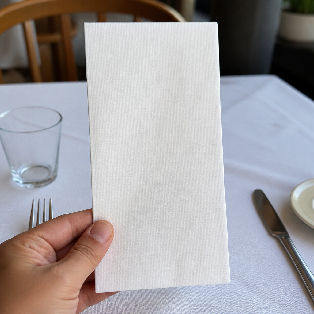 Commercial Recyclable Dinner Napkins 40x40cm 2-Ply 2000 Pack