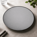 295mm Round Charger Plates - 6 Pack - Commercial Glass Dinnerware