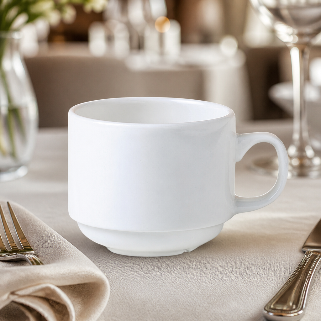 Monaco Commercial Stacking Cups 212ml 36 Pack