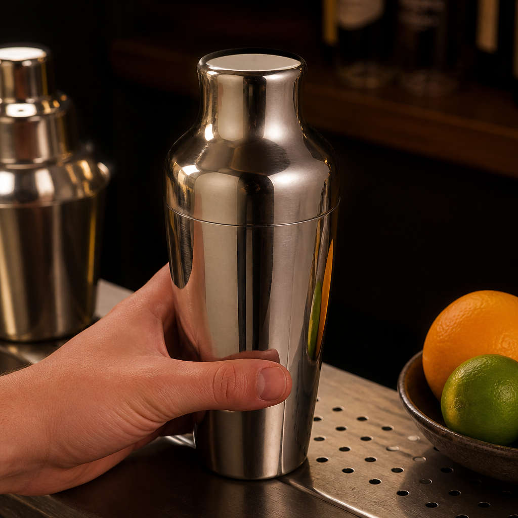 Commercial Stainless Steel Cocktail Shaker 0.55 Ltr Capacity