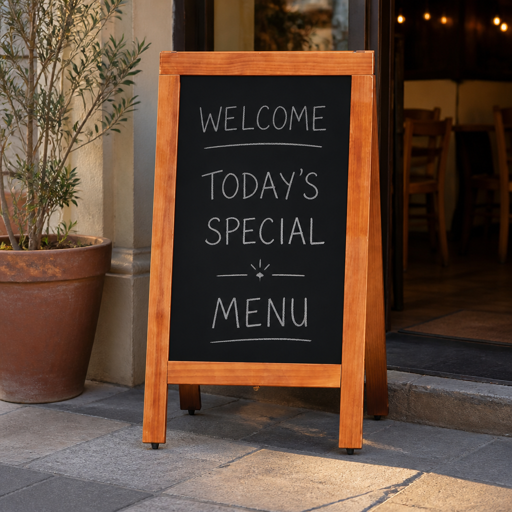 Commercial Pavement Board 1200 x 700mm Wood Framed Display