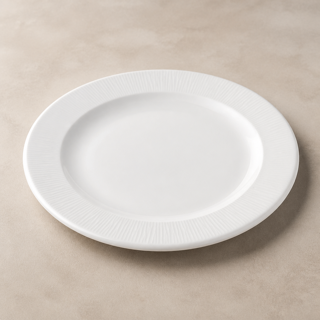 Commercial Bamboo Plates 279mm Eco-Friendly Food Display 12 Pack