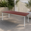 Commercial Outdoor Canteen Table 1800mm Walnut Effect