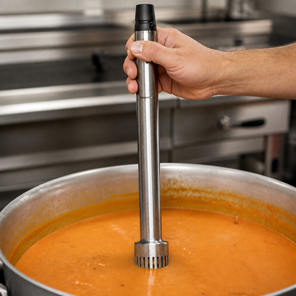 Commercial Blender Attachment with Titanium Coated Blades