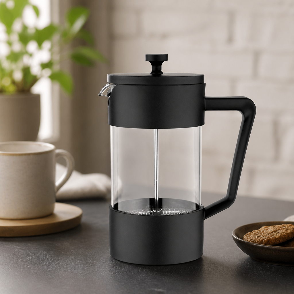 Contemporary Cafetiere Black 8 Cup