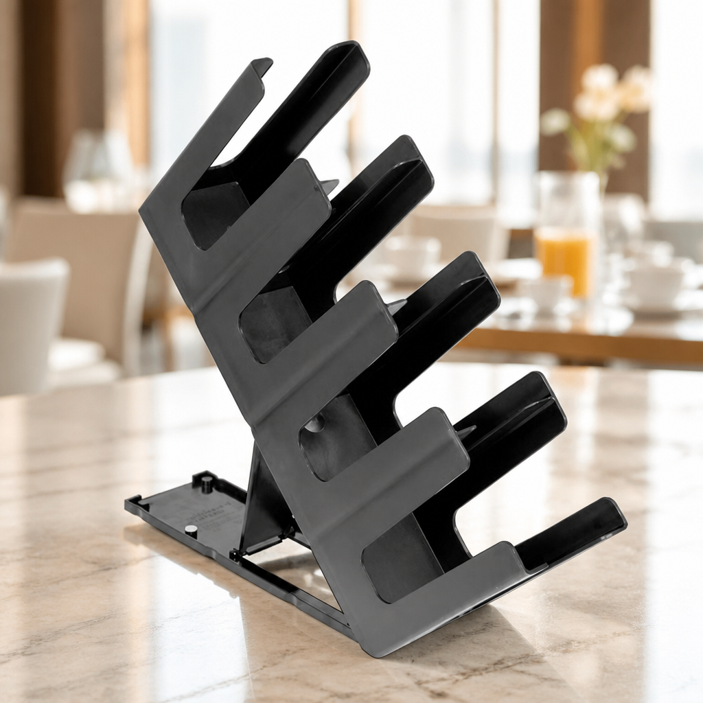 Commercial 4-Slot Cup Dispenser for Hot and Cold Cups