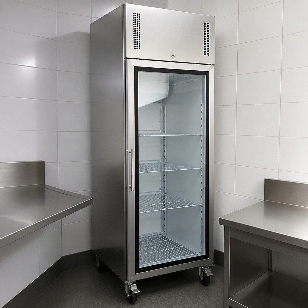 Commercial Upright Display Fridge 600L Capacity for Catering