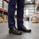 Premium Executive Safety Shoe S1 SRC with Leather Upper and Dual Density PU Sole for Comfort and Durability