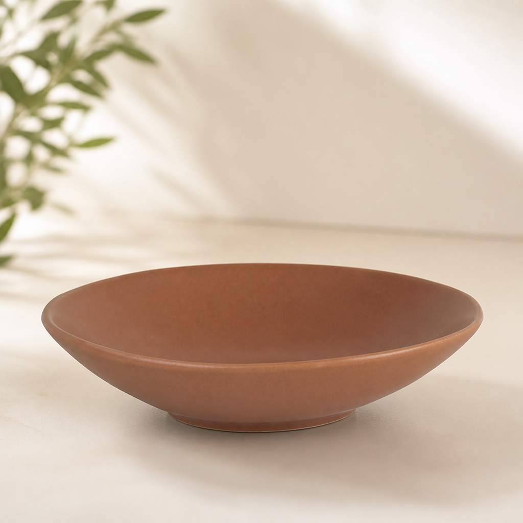 Commercial Build A Bowl Flat Bowls Cantaloupe 190mm 550ml 6 Pack