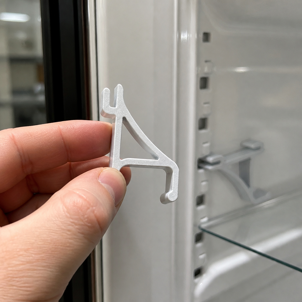 Commercial Display Fridge Shelf Clip Metal 10x30mm