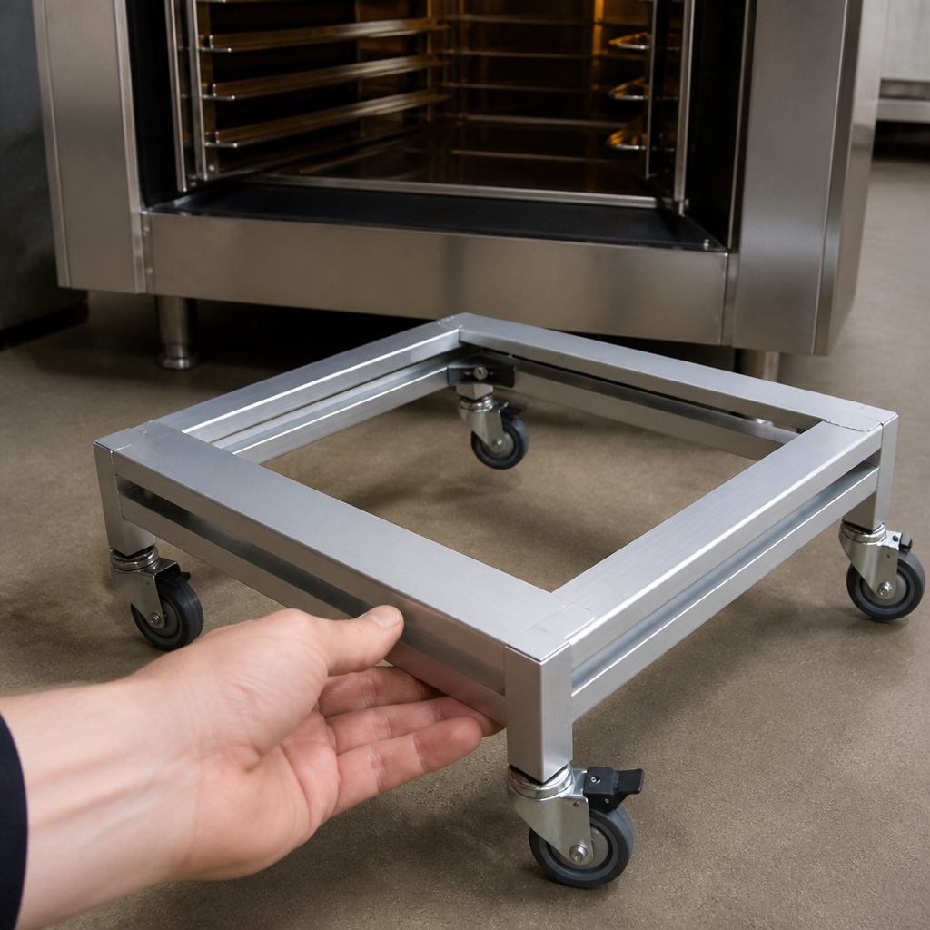 Commercial Oven Support Frame 303mm High Stainless Steel