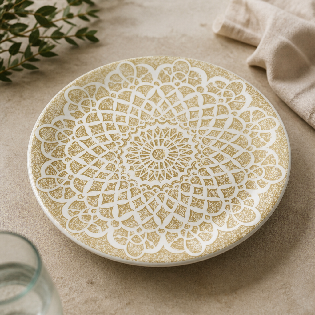 Commercial Coupe Plates 255mm Nomad Sand 12 Pack