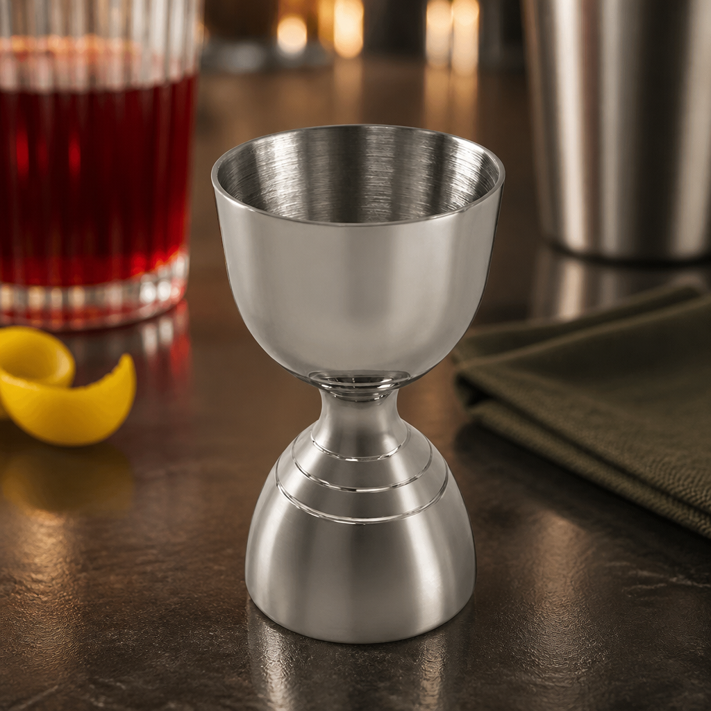 Commercial Stainless Steel Bell Jigger 25ml/50ml Measure