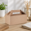 Small Kraft Gable Boxes 125 Pack Commercial Takeaway Containers