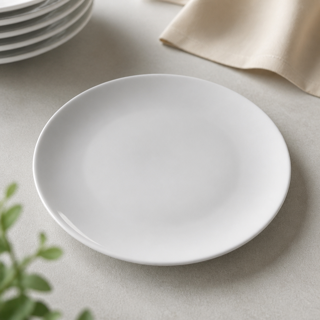Commercial Whiteware Coupe Plates 250mm - 12 Pack