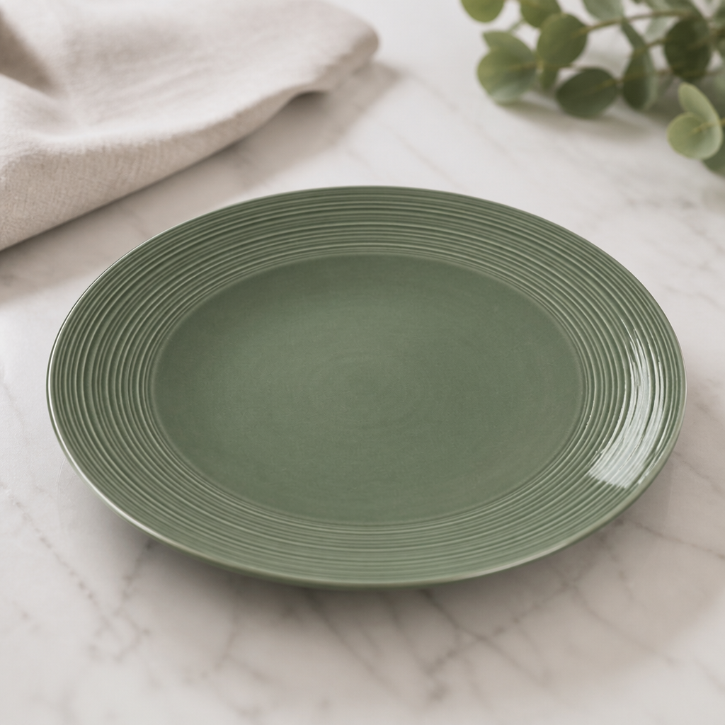 Commercial Coupe Plates 280mm Pack of 12 Durable Porcelain