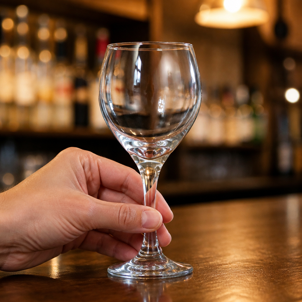 Commercial Wine Glasses 290ml 10oz Durable Stemware 12 Pack