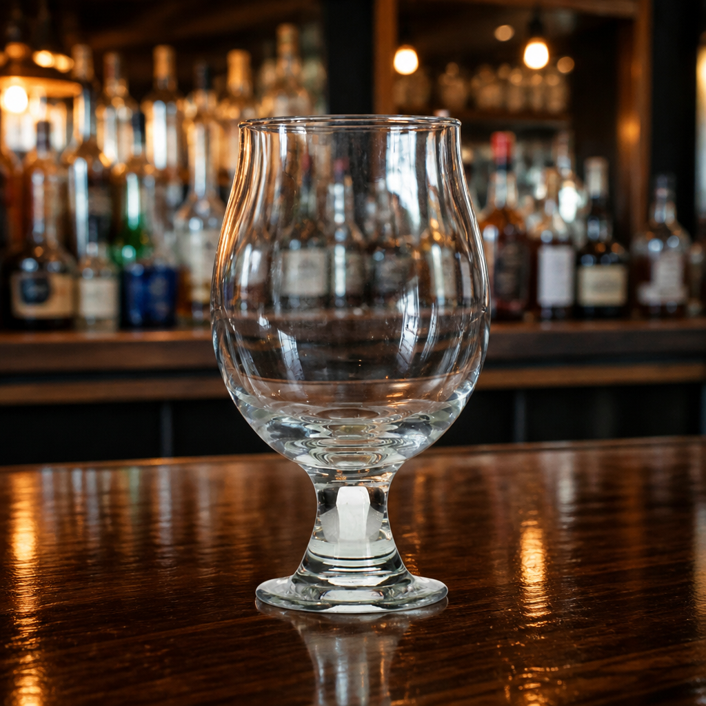 12 pack of 390ml stemmed Belgian beer glasses